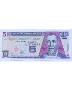 Guatemala 5 Quetzales 2003