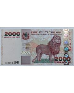 Tanzânia 2000 Shillings 2003 FE