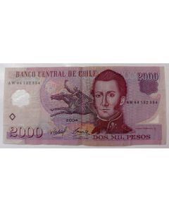 Chile 2000 Pesos 2006 - Polímero