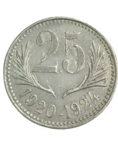 Departamento de Hérault 25 Centmes 1920 - Notgeld Francês