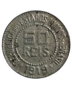 Brasil 50 Réis 1919