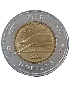 Ilha Cocos (Keeling) 5 Dólares 2004 - Exonumia