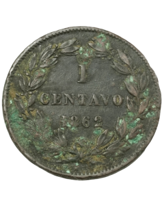 Venezuela 1 Centavo de Real 1862