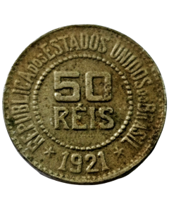 Brasil 50 Réis 1921