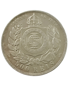 Brasil 500 Réis 1888 - Prata