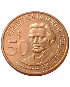 Uruguai 50 Pesos 2011 FC - 200 Anos da Independência do Uruguai
