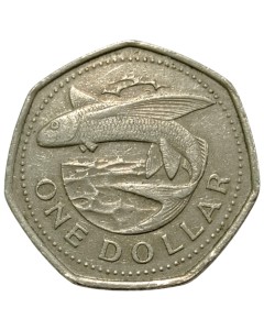 Barbados 1 Dólar 1989