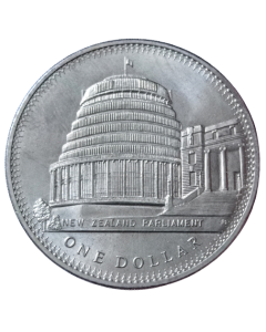 Nova Zelândia 1 Dólar 1978 - Jubileu de Prata (25 Anos) da Coroação da Rainha Elizabeth II