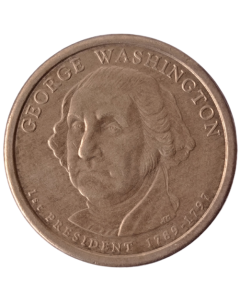 Estados Unidos 1 Dólar 2007 - Presidente dos EUA - George Washington (1789-1797)