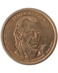 Estados Unidos 1 Dólar 2009 - Presidente dos EUA - James K. Polk (1845-1849)