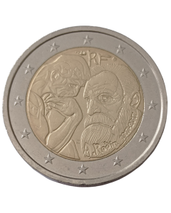 França 2 Euros 2017 - 100º Aniversário - Morte de Auguste Rodin