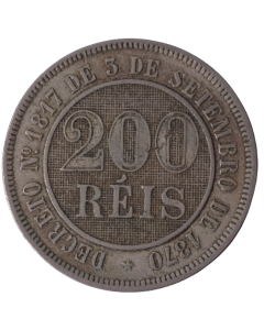 Brasil 200 Réis 1887