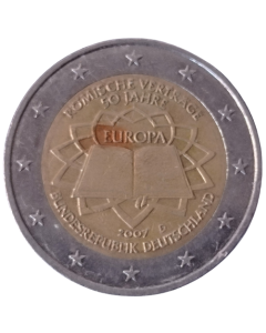 Alemanha 2 Euros 2007 - 50º Aniversário - Assinatura do Tratado de Roma