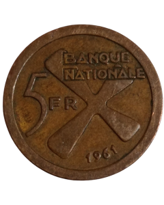 Katanga 5 Francos 1961