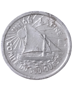 Comuna de Toulouse 10 Cents 1922 (Notgeld Francês)