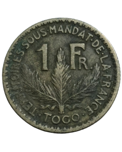 Togo 1 Franco 1924