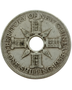 Território de Nova Guiné 1 Shilling 1936 (Prata)