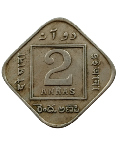Índia Britânica 2 Annas 1935