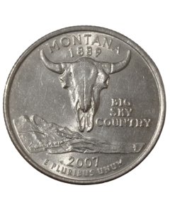 Estados Unidos ¼ dólar 2007 - Montana State Quarter