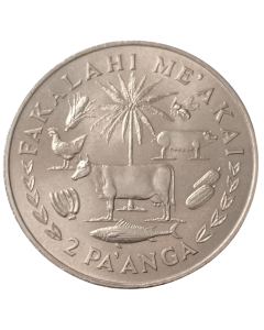 Tonga 2 pa'anga 1978 - 60º Aniversário - Nascimento de Tāufaʻāhau Tupou IV