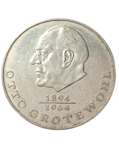 Alemanha Oriental 20 mark 1973 - Otto Grotewohl