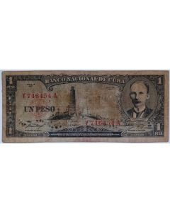 Cuba 1 Peso 1956