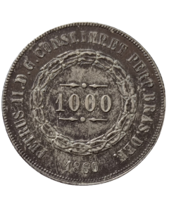 Brasil 1000 Réis 1960 - Prata