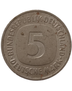 Alemanha 5 mark 1975 D