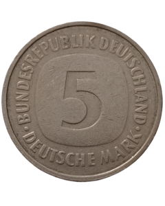 Alemanha 5 mark 1975 F