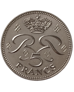 Mônaco 5 francos 1971