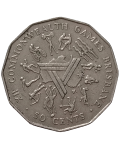 Austrália 50 cêntimos 1982 - XII Jogos da Commonwealth