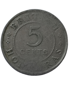 Honduras Britânicas 5 cêntimos 1918