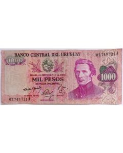 Uruguai 1000 Pesos 1974