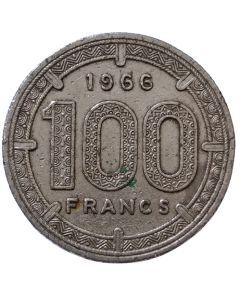 Estados da África Equatorial 100 francos 1966