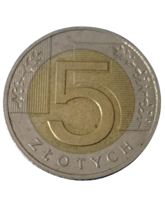 Polônia 5 zlotych 2015