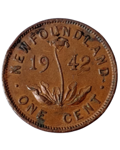 Domínio de Terra Nova (New Foundland) 1 Centavo 1942