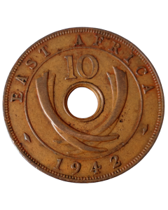 África Oriental Britânica 10 centavos 1942