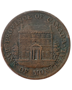 Províncias Canadenses (Montreal)  ½ Penny 1844