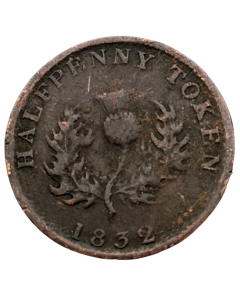 Nova Escócia (Províncias Canadenses) ½ Penny 1832