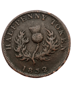 Nova Escócia (Províncias Canadenses) ½ Penny 1832