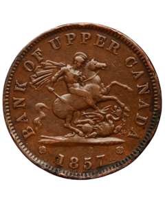 Alto Canadá (Províncias Canadenses) 1 Penny 1857 