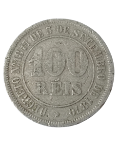 Brasil 100 réis 1884