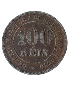 Brasil 100 réis 1885