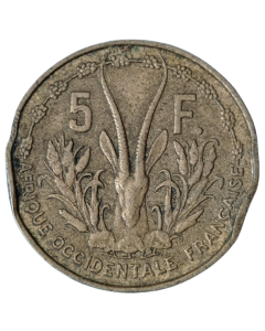 África Ocidental Francesa 5 francos 1956