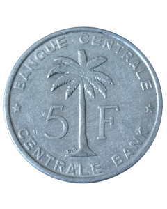 Ruanda-Urundi 5 francos 1959