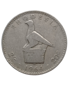 Rodésia 2 Shillings 1964