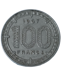 Estados da África Equatorial 100 francos 1967