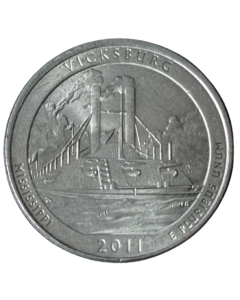 Estados Unidos ¼ dólar 2011 - Parque Militar Nacional de Vicksburg