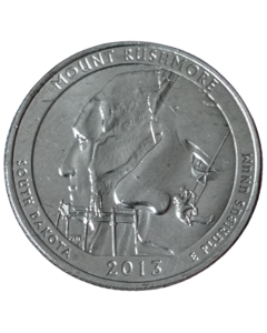 Estados Unidos ¼ dólar 2013 - Memorial Nacional do Monte Rushmore