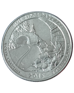 Estados Unidos ¼ dólar 2015 - Blue Ridge Parkway